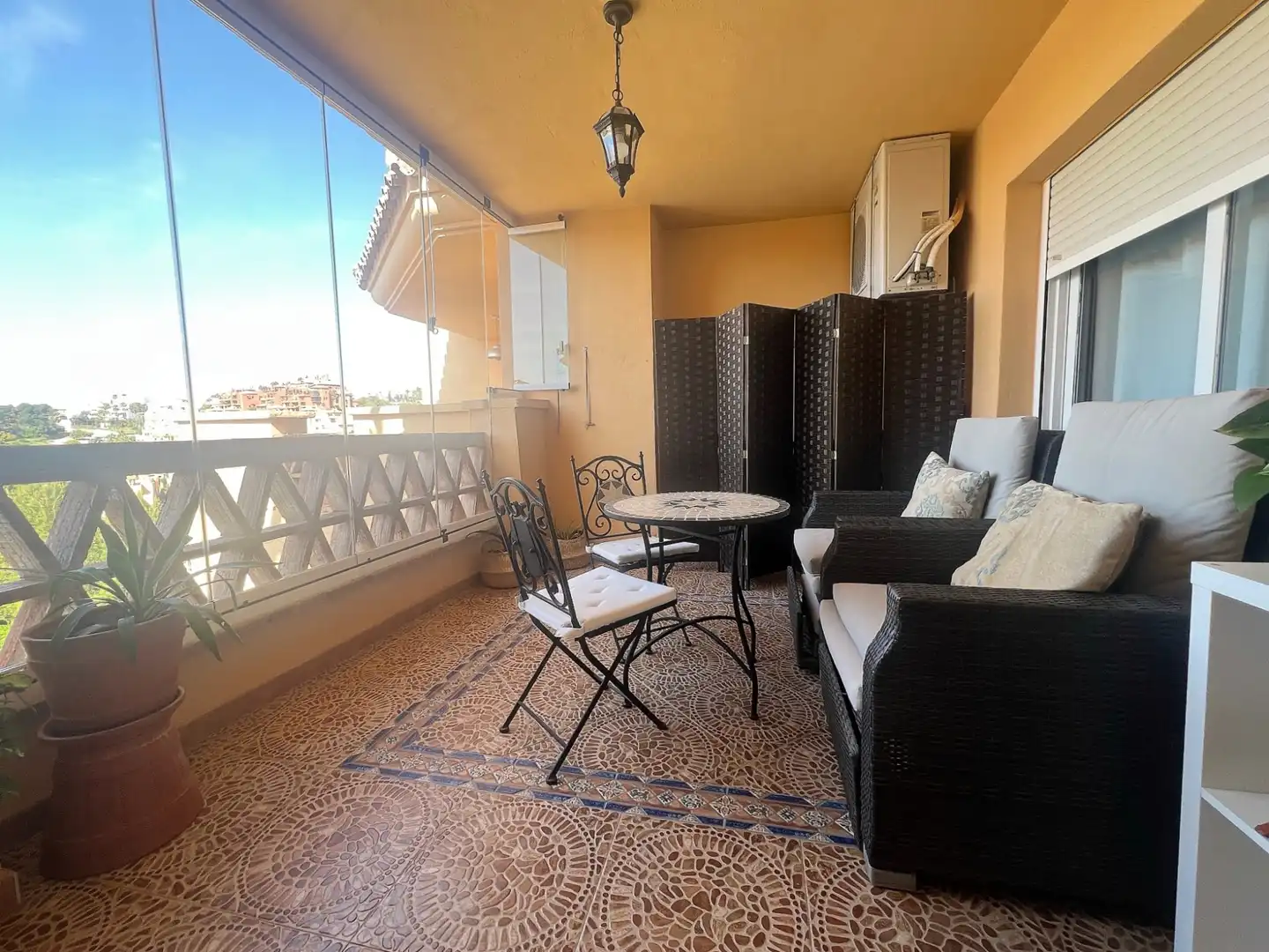 Terrassa de Apartament en venda en Mijas amb Aire condicionat, Terrassa i Traster