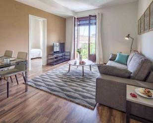 Living room of Apartment to rent in  Barcelona Capital  with Air Conditioner, Heating and Furnished