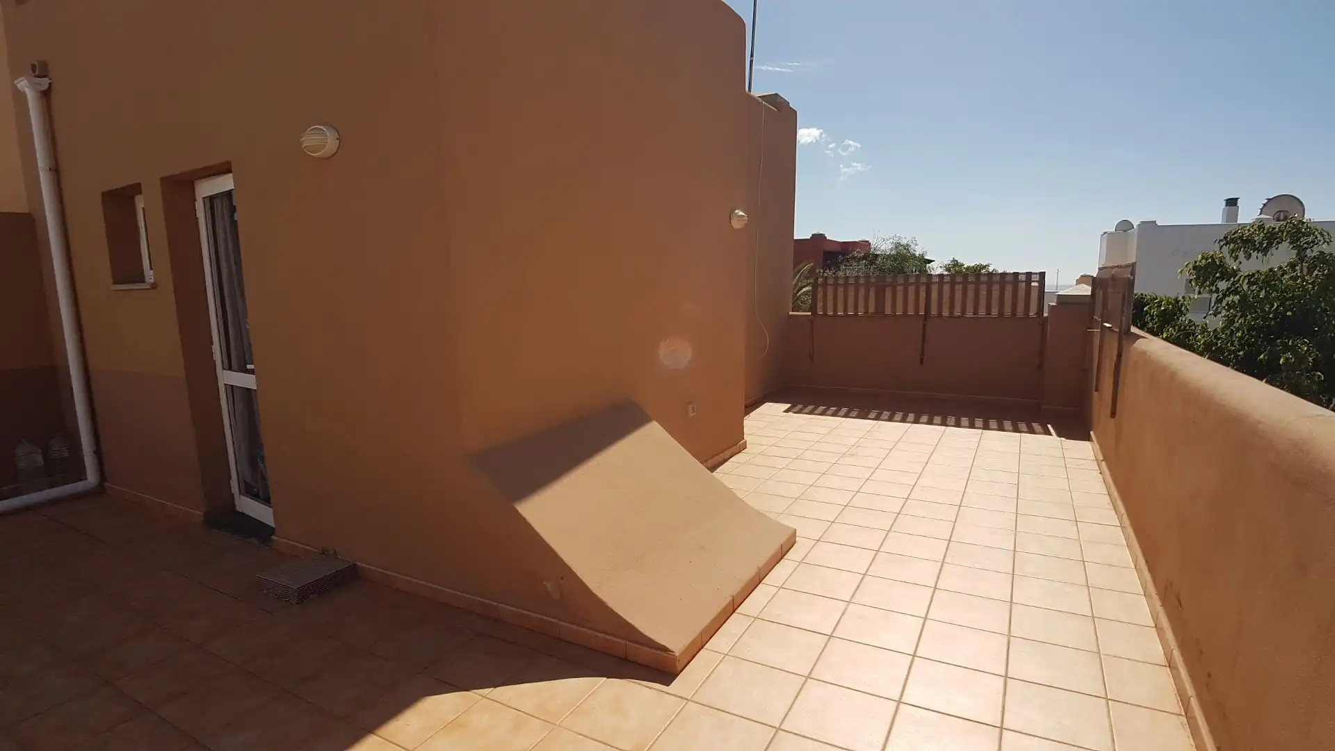 Terraza de Dúplex en venta en La Oliva con Jardín privado
