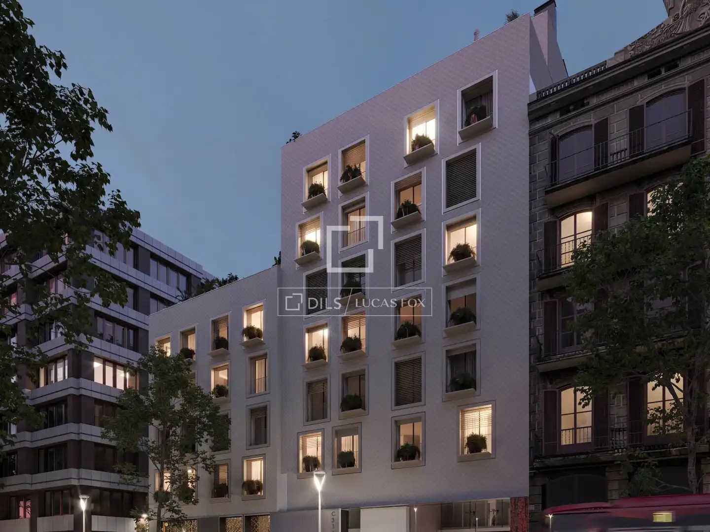 Vista exterior de Piso en venta en Barcelona con Aire acondicionado, Terraza y Piscina