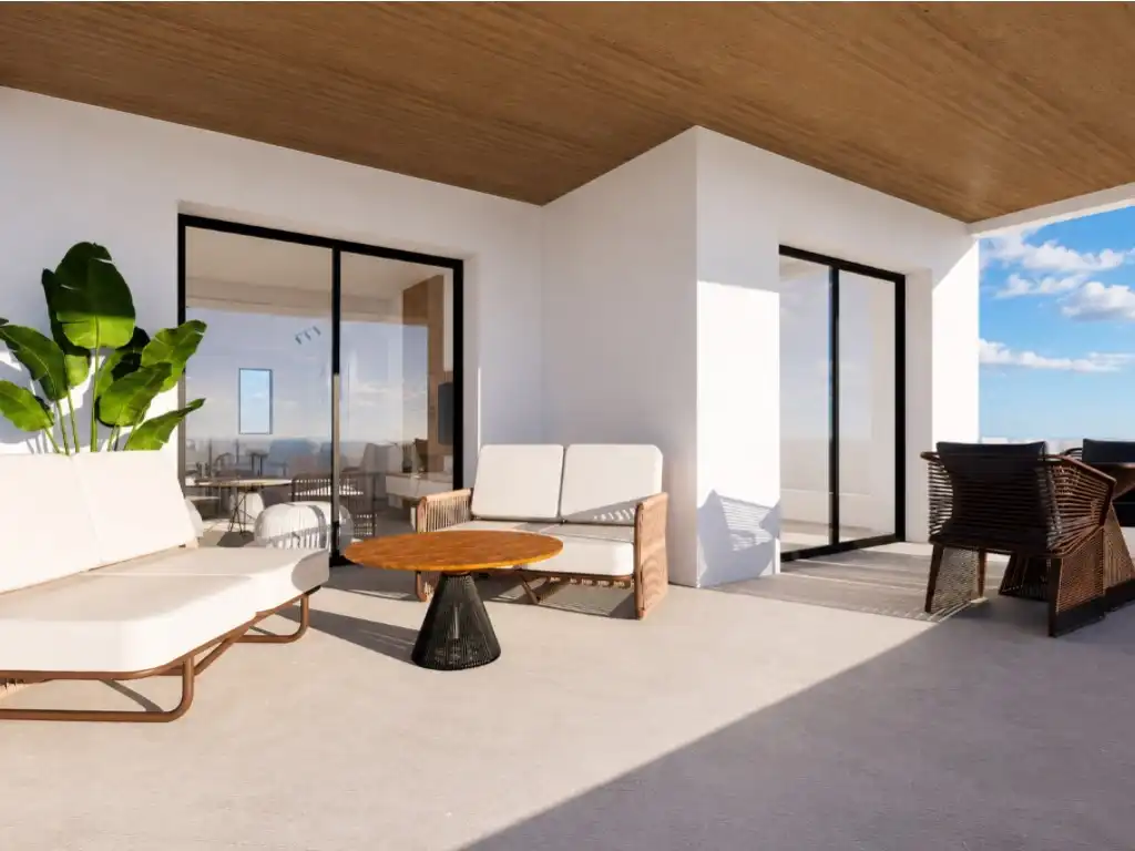 Terrassa de Apartament en venda en Finestrat amb Piscina