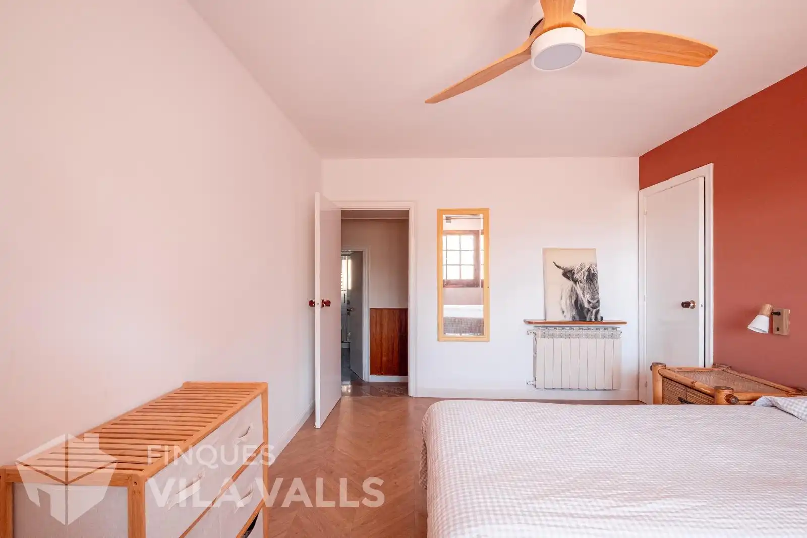 Bedroom of Flat for sale in Lliçà d'Amunt  with Air Conditioner, Heating and Private garden