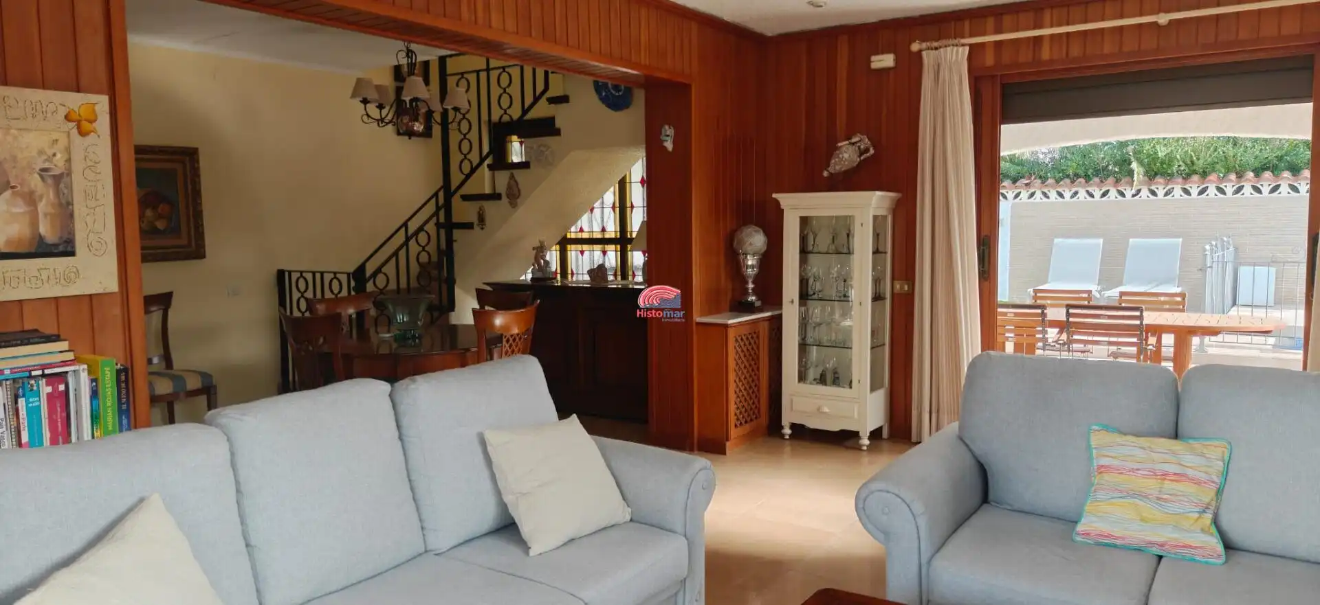 Living room of Houses for sale in Sagunto / Sagunt  with Air Conditioner, Heating and Private garden