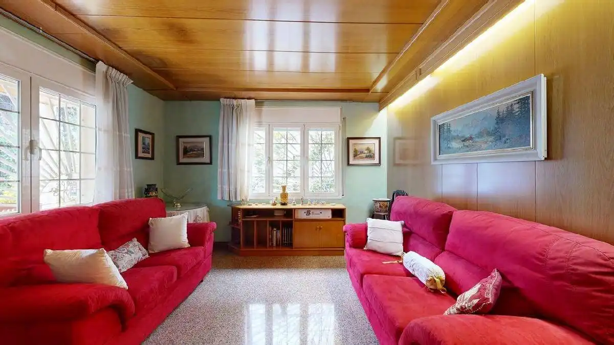 Living room of Houses for sale in Barberà del Vallès  with Heating, Private garden and Terrace
