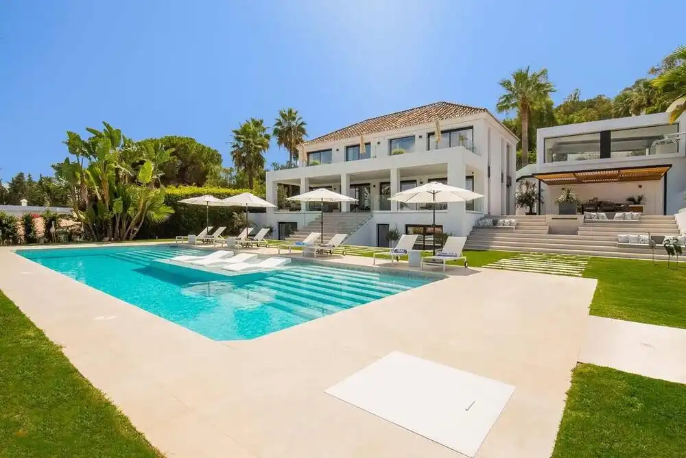 Exterior view of Houses for rent in Marbella  with Air Conditioner, Terrace and Swimming Pool