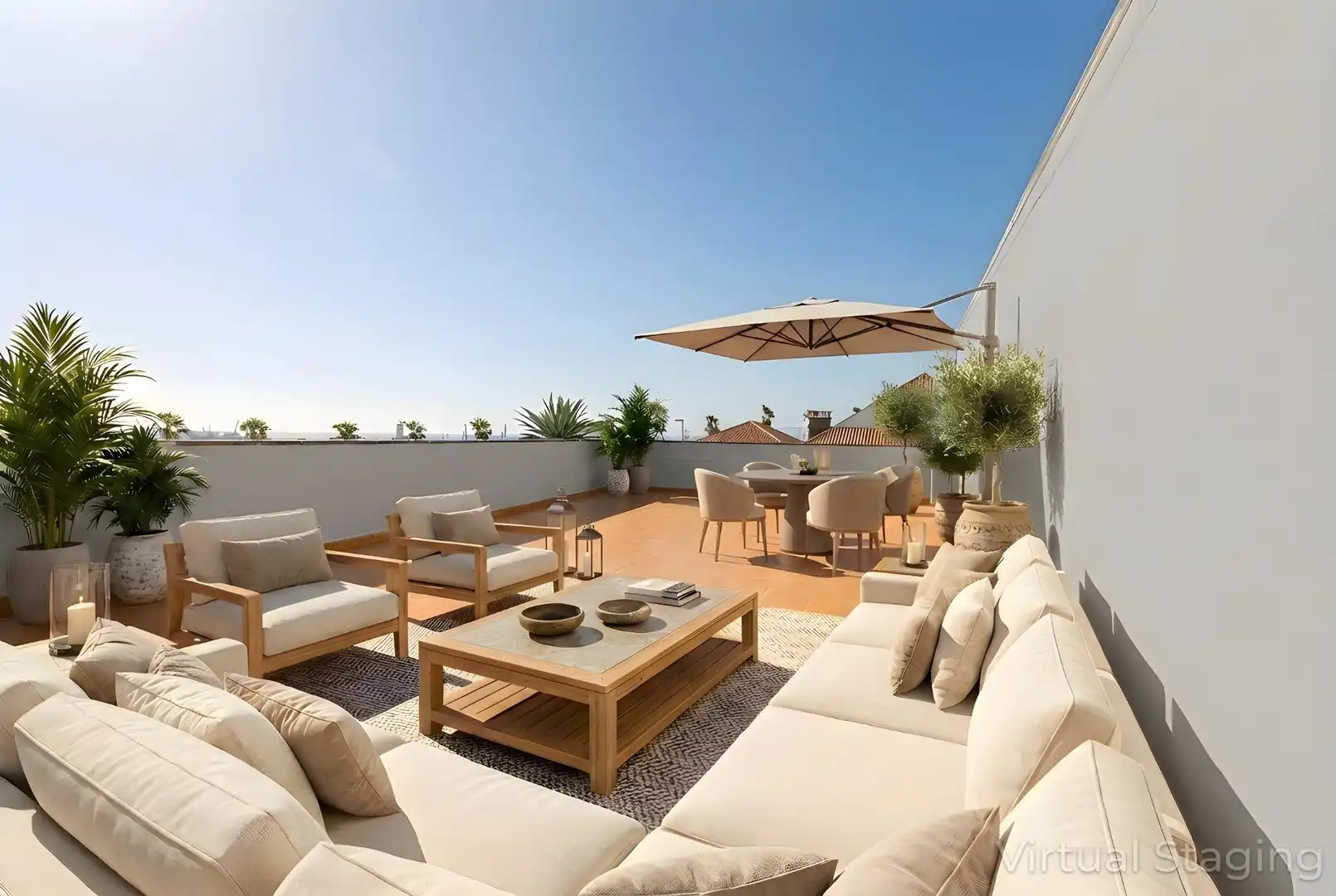 Terrassa de Casa adosada en venda en Las Palmas de Gran Canaria amb Jardí privat, Parquet i Terrassa