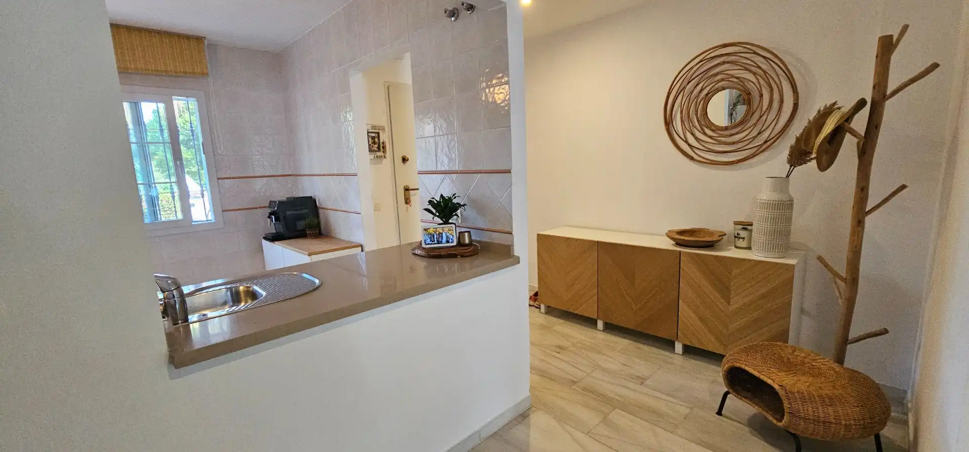 Cocina de Casa adosada de alquiler en Alhaurín de la Torre con Aire acondicionado, Jardín privado y Terraza