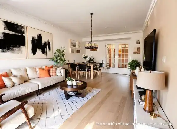 Sala de estar de Piso en venta en Vigo  con Calefacción, Parquet y Terraza