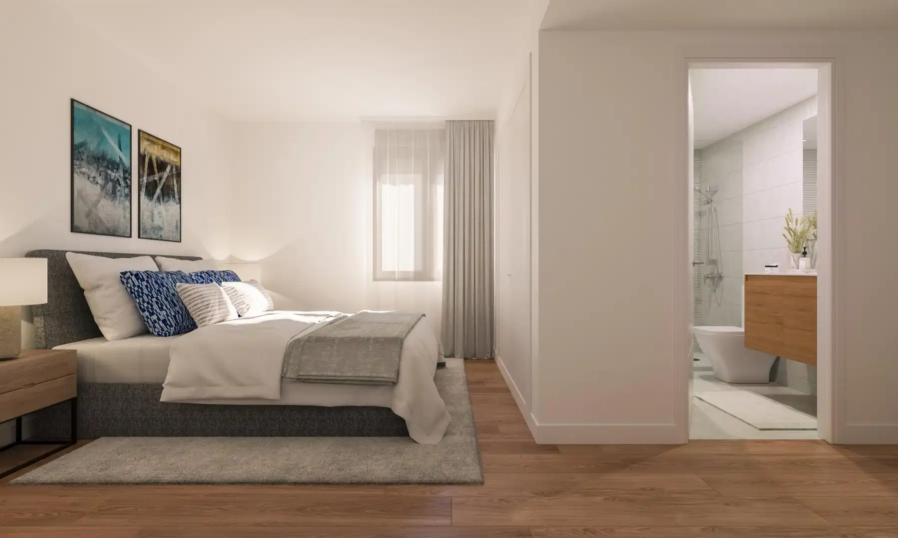 Bedroom of Attic for sale in Mislata  with Air Conditioner, Heating and Terrace