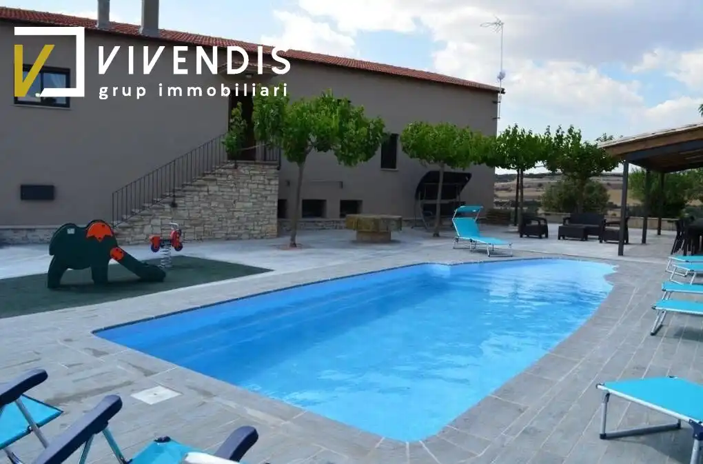 Swimming pool of Houses for sale in Les Oluges  with Heating, Private garden and Storage room