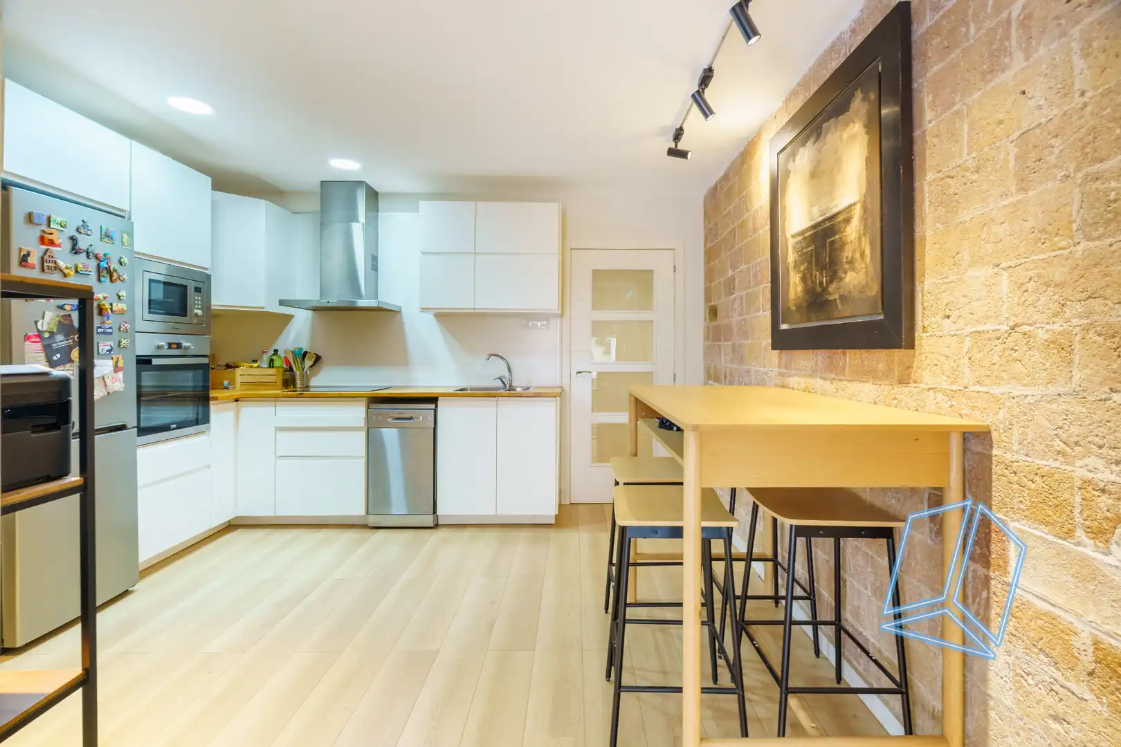 Cocina de Piso en venta en Barcelona con Aire acondicionado, Calefacción y Parquet
