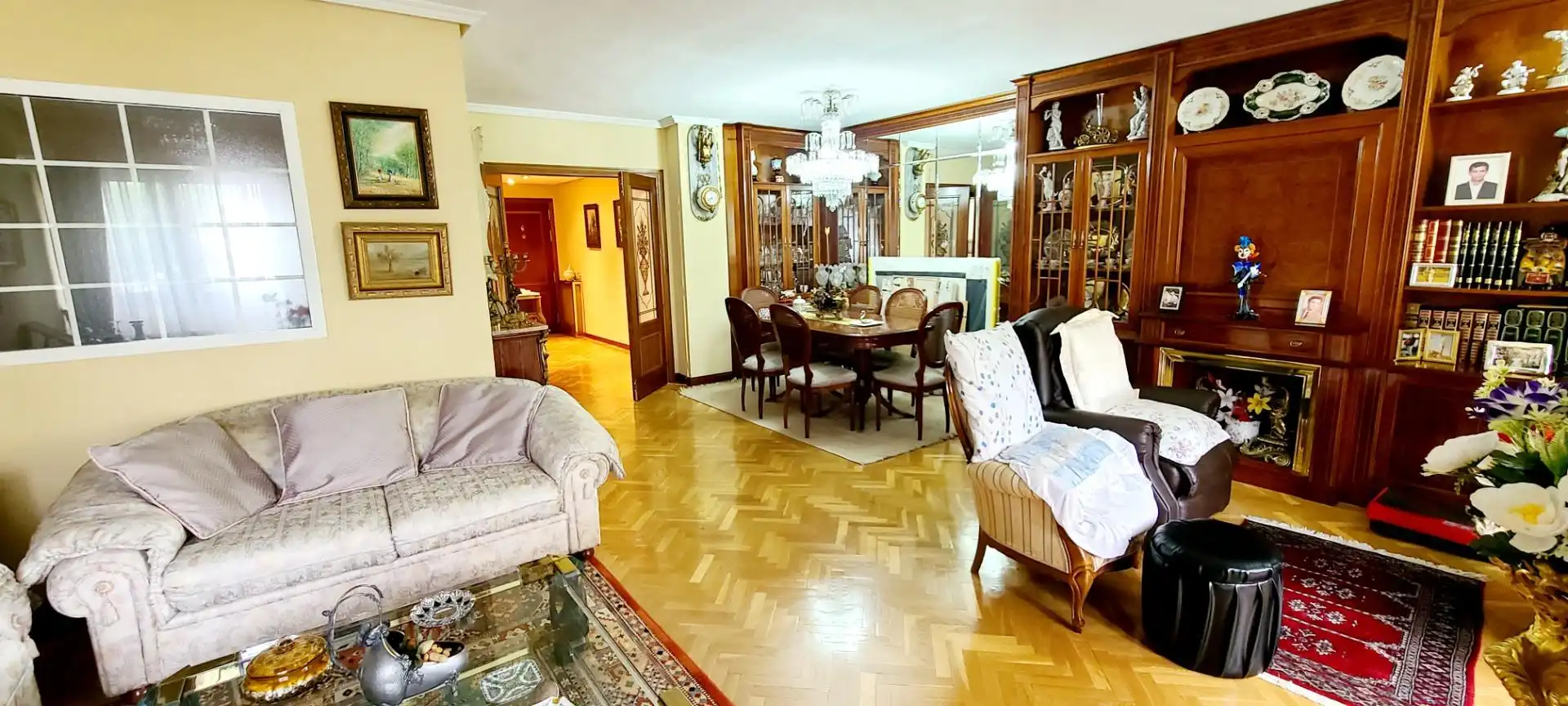 Sala de estar de Piso en venta en Madrid con Aire acondicionado, Calefacción y Parquet
