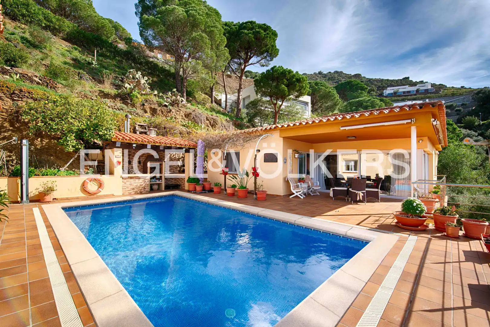 Piscina de Casa o xalet en venda en El Port de la Selva amb Calefacció, Jardí privat i Terrassa