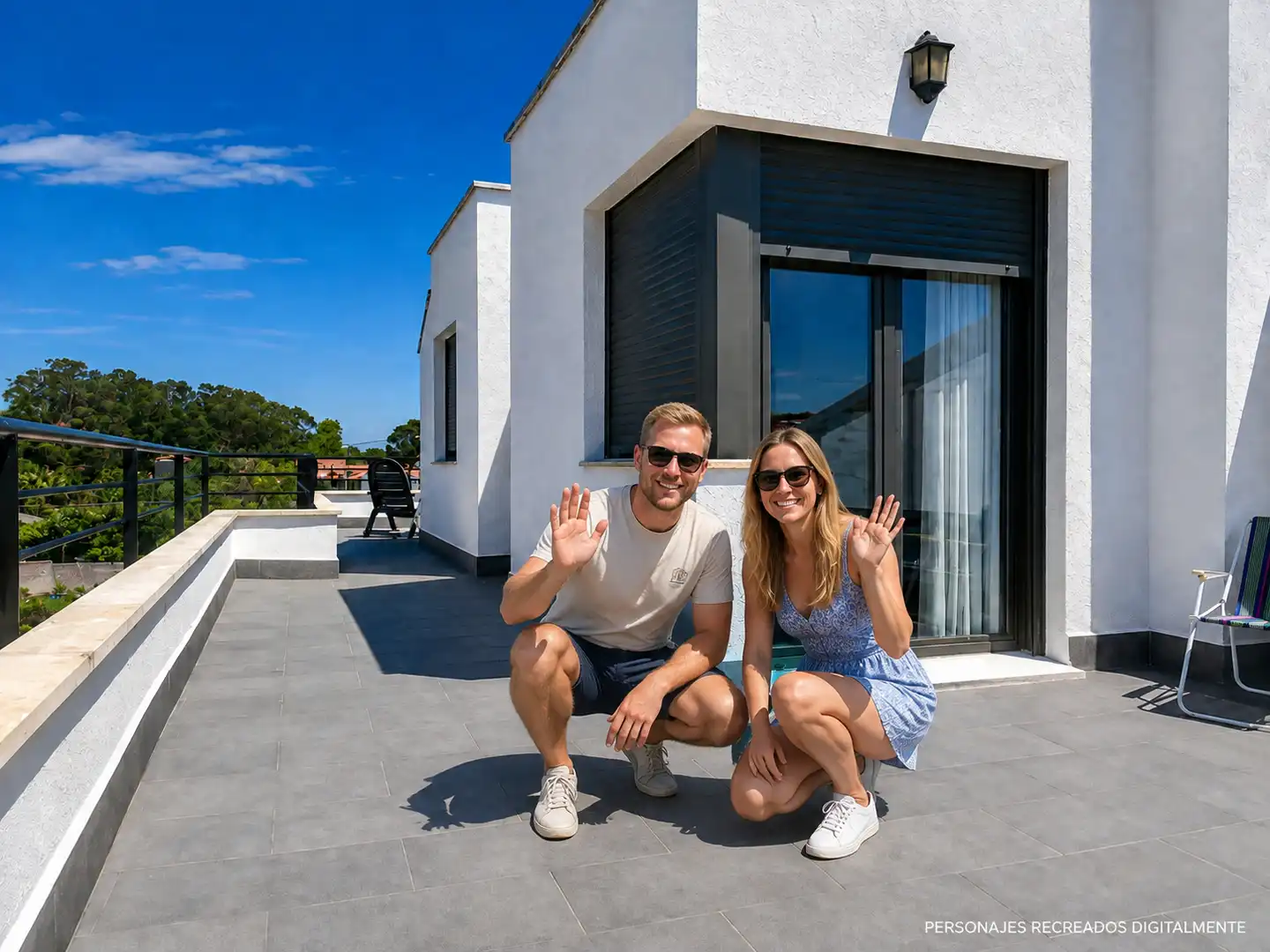 Vista exterior de Dúplex de lloguer en Miengo amb Calefacció, Terrassa i Moblat