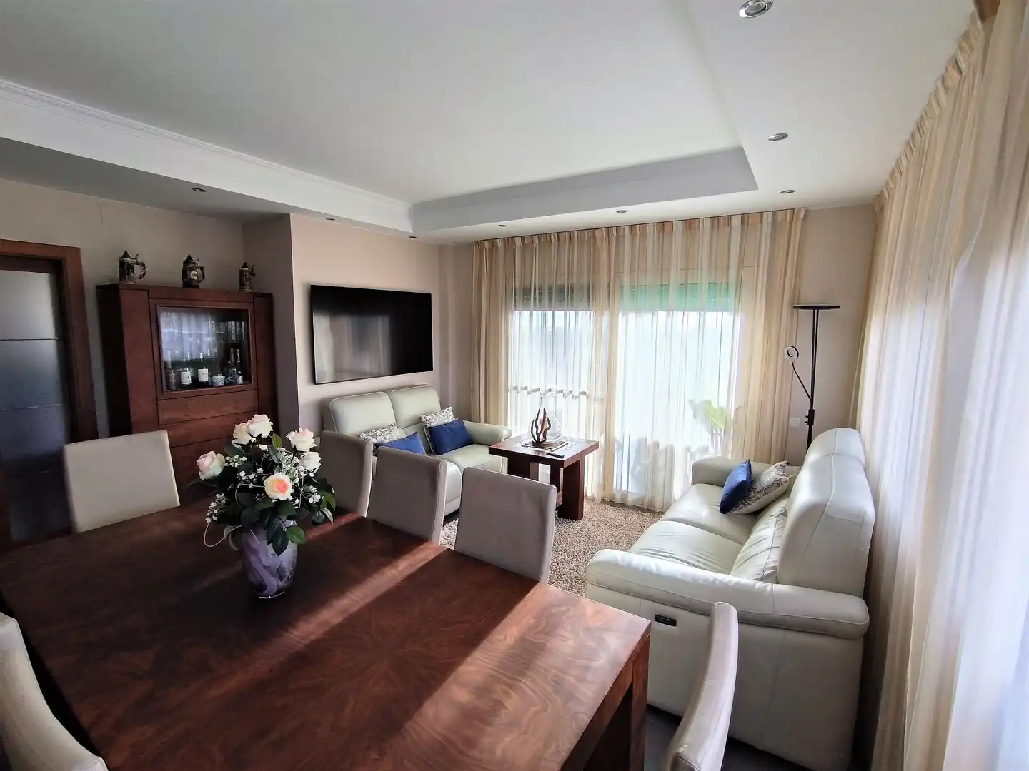 Sala de estar de Casa o chalet en venta en Alcanar con Aire acondicionado, Jardín privado y Terraza