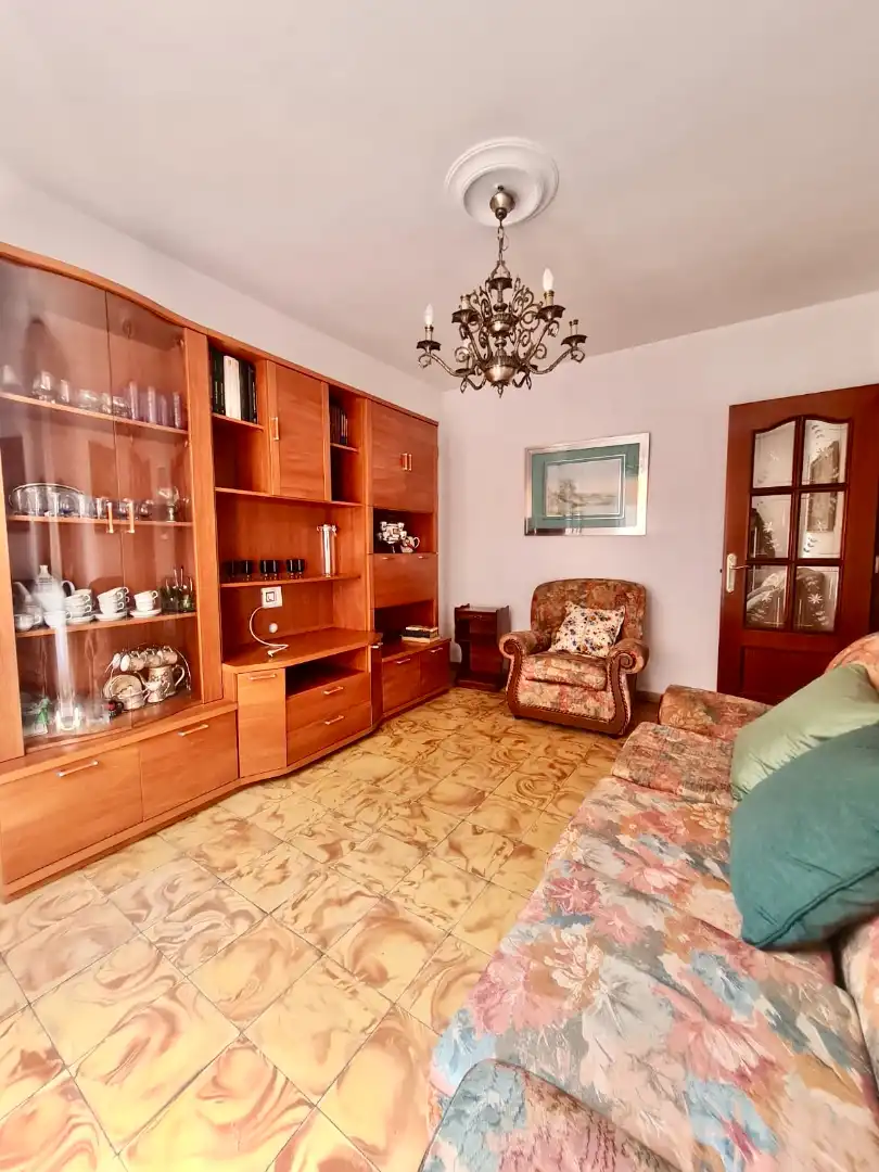 Sala de estar de Piso en venta en Gijón  con Amueblado