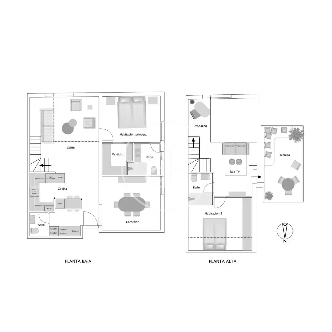 Duplexes for sale in Madrid  with Air Conditioner, Heating and Terrace