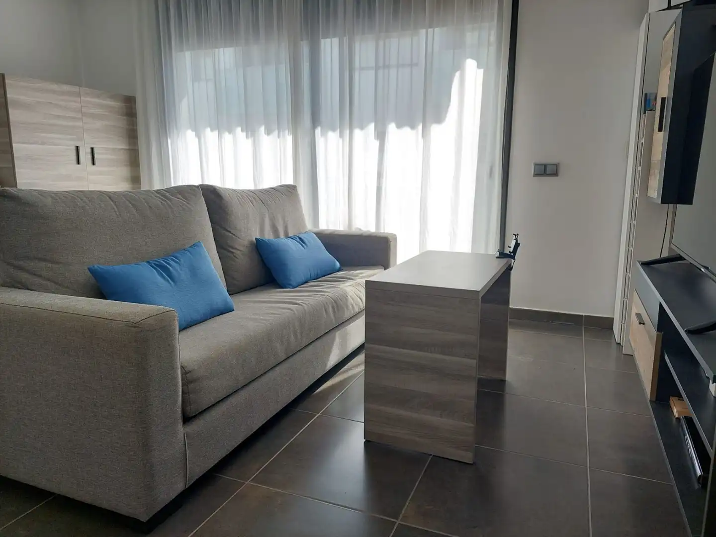 Sala de estar de Apartamento en venta en L'Estartit con Aire acondicionado, Calefacción y Terraza