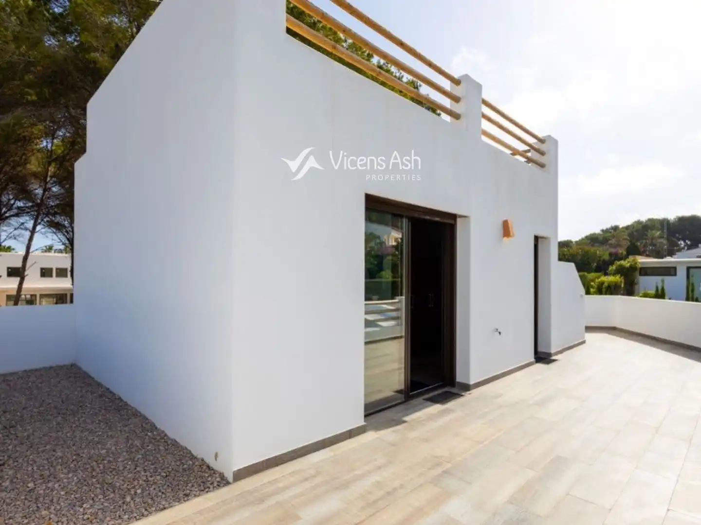 Exterior view of Houses for sale in Jávea / Xàbia  with Air Conditioner, Heating and Terrace