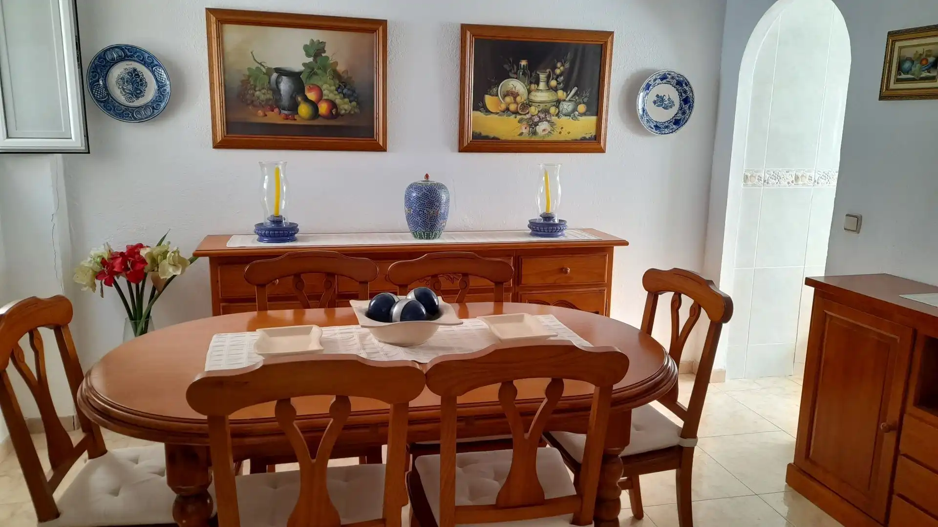 Esszimmer von Country house zum Verkauf in Mojácar mit Klimaanlage, Heizung und Terrasse