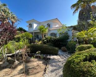 Exterior view of House or chalet for sale in Chiclana de la Frontera  with Air Conditioner, Heating and Private garden