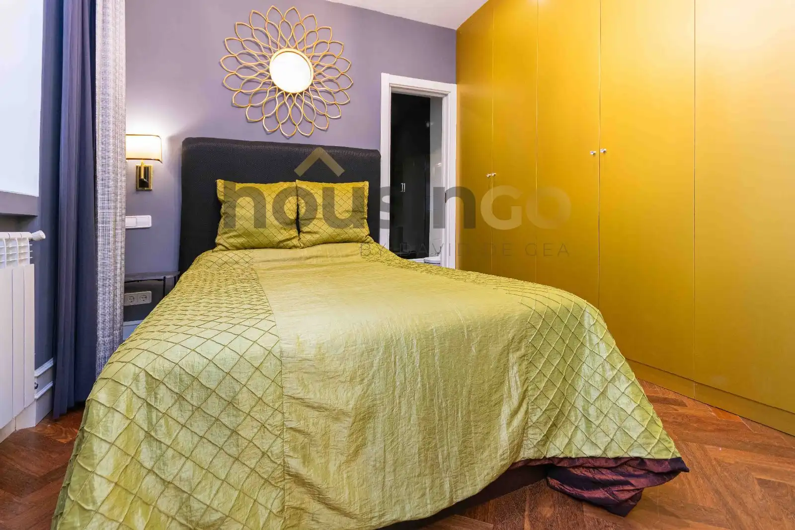 Bedroom of Flat for rent in Madrid  with Heating and Furnished