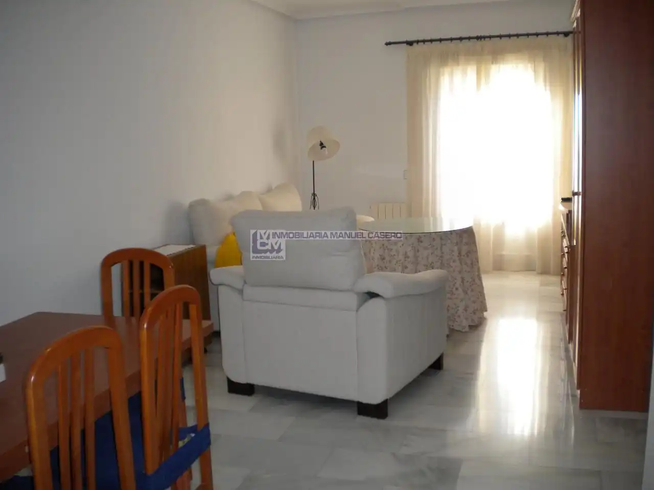 Wohnzimmer von Wohnung zur Miete in Cáceres mit Klimaanlage, Heizung und Möbliert