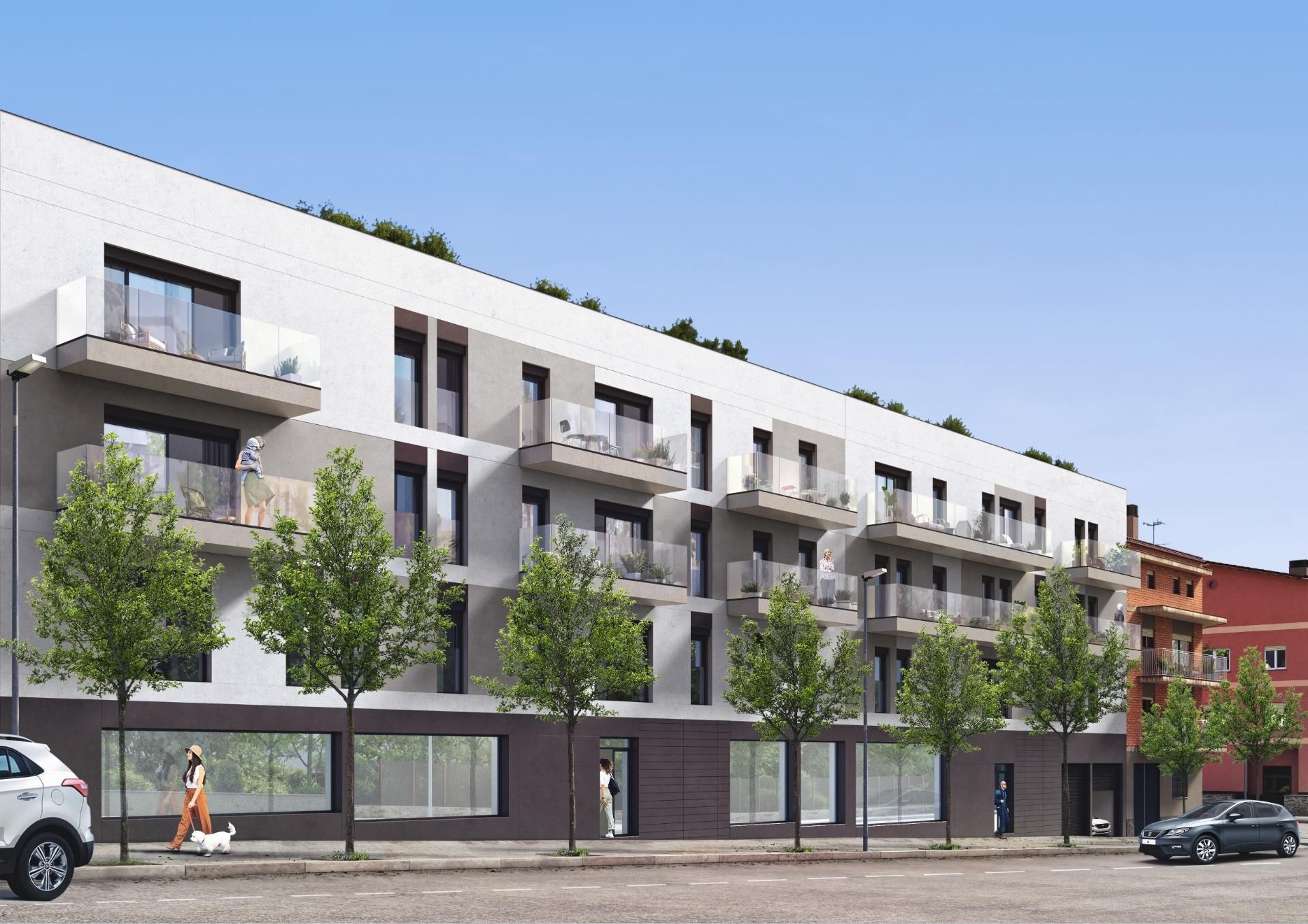 Exterior view of Flat for sale in Santpedor  with Air Conditioner, Heating and Private garden