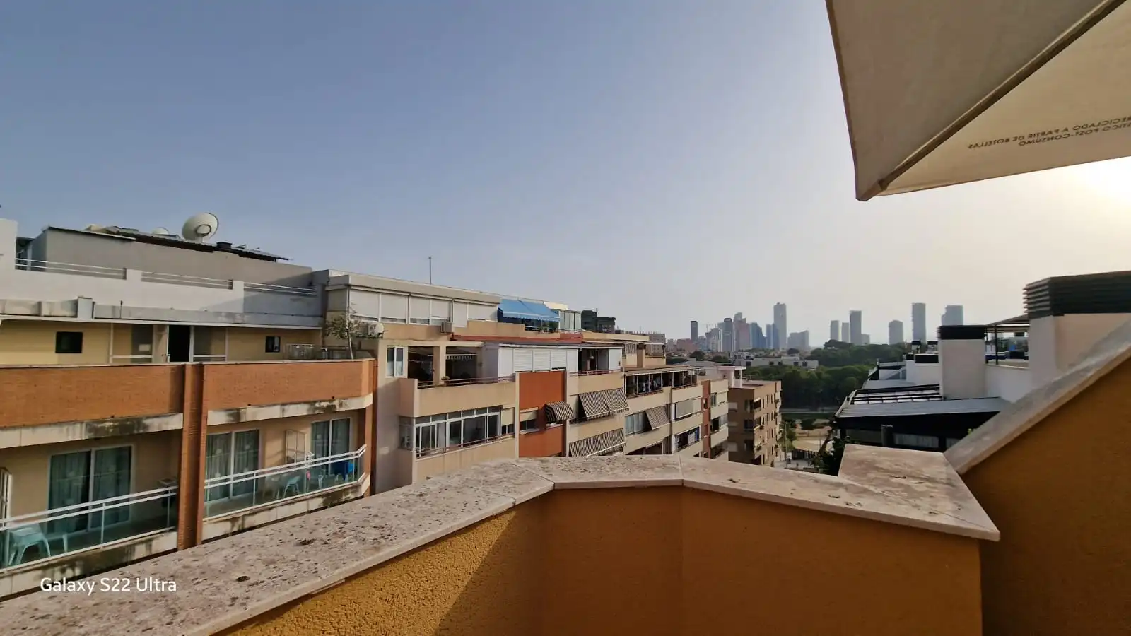 Terraza de Apartamento de alquiler en Benidorm con Aire acondicionado, Calefacción y Terraza
