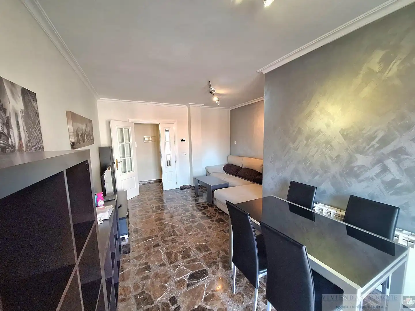 Living room of Flat for sale in Albacete  with Air Conditioner, Heating and Furnished