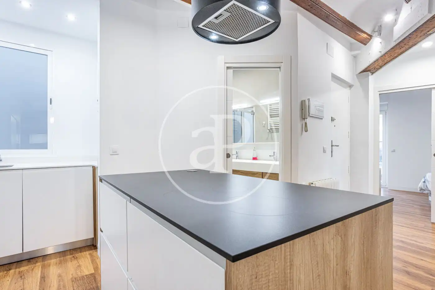Cocina de Piso de alquiler en Valencia con Aire acondicionado, Calefacción y Amueblado