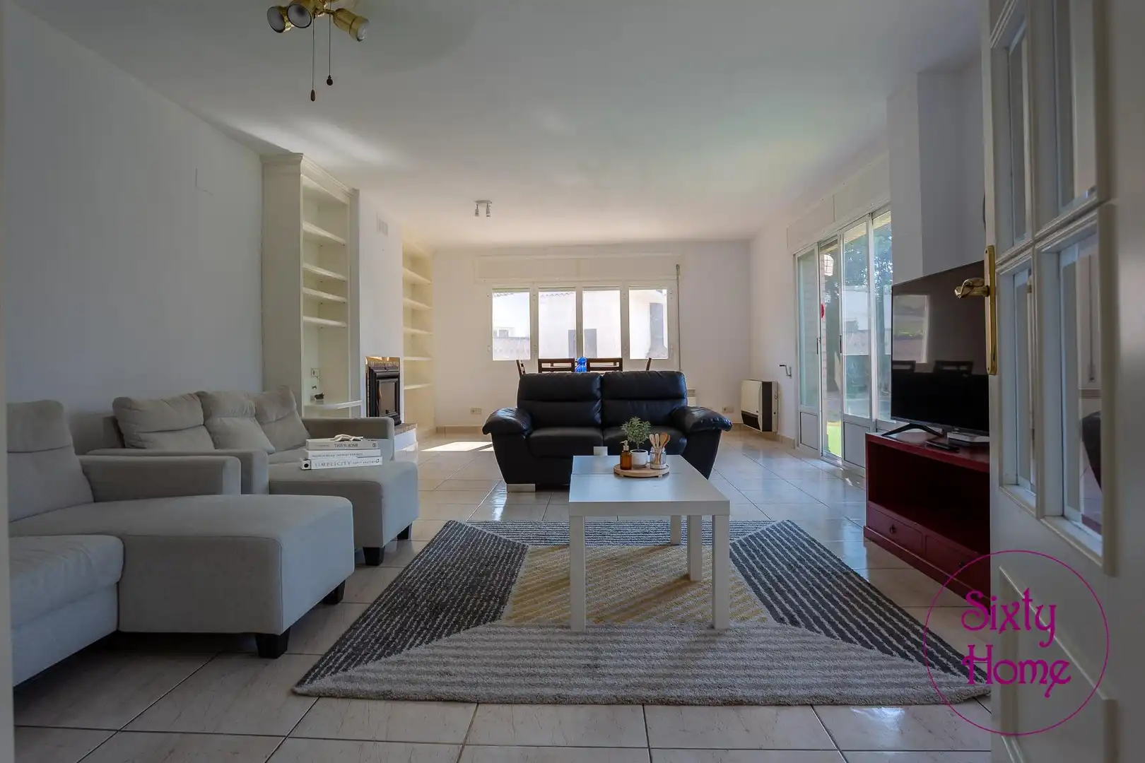 Sala de estar de Casa o chalet en venta en Zuera con Calefacción, Terraza y Piscina comunitaria