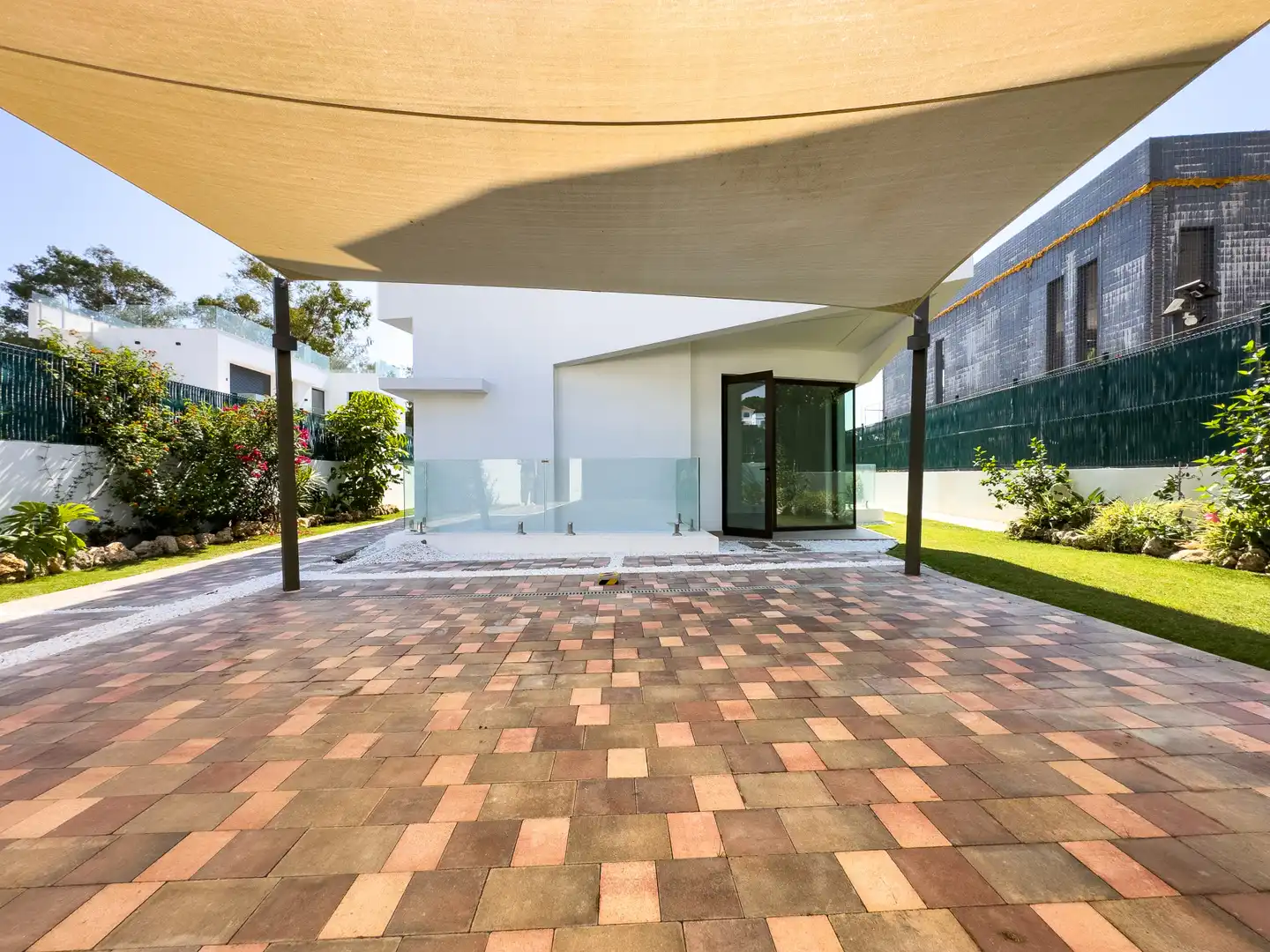 Terraza de Casa o chalet en venta en Estepona con Aire acondicionado, Jardín privado y Terraza