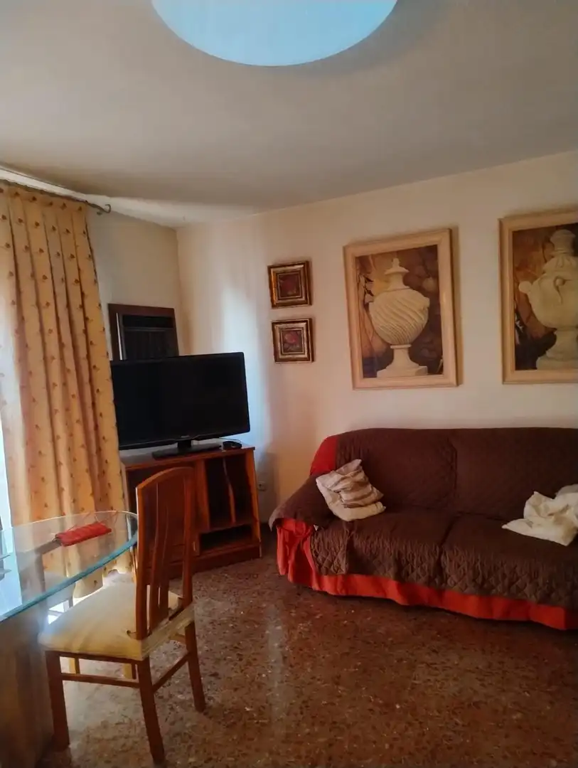 Living room of Flat for rent in Córdoba  with Air Conditioner, Terrace and Furnished
