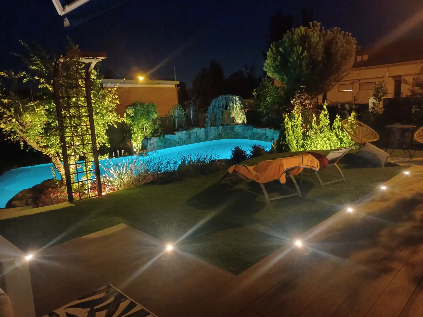 Piscina de Casa o chalet en venta en Hoyo de Manzanares con Aire acondicionado, Calefacción y Jardín privado