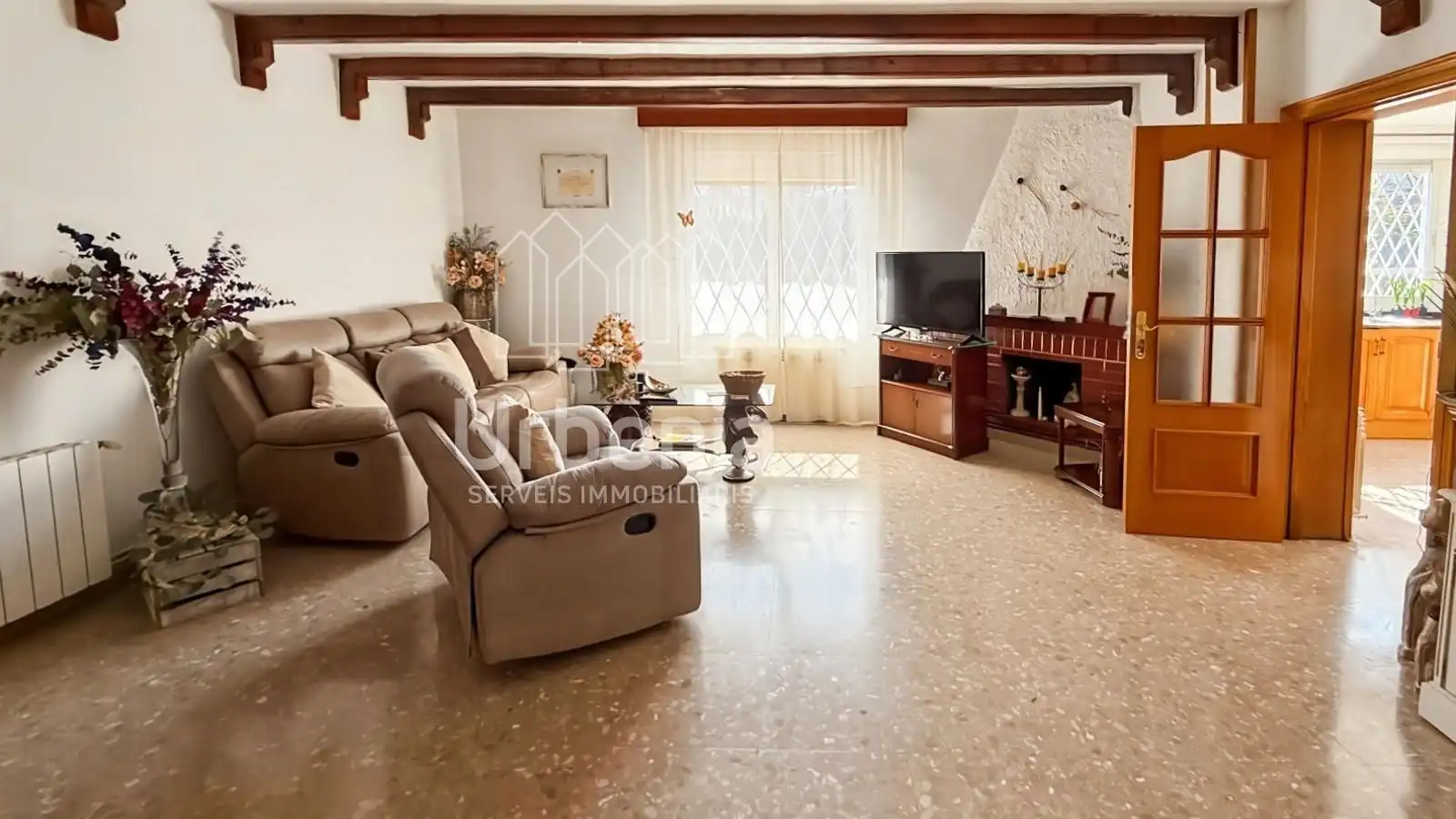 Living room of Flat for sale in Calella  with Heating, Private garden and Terrace