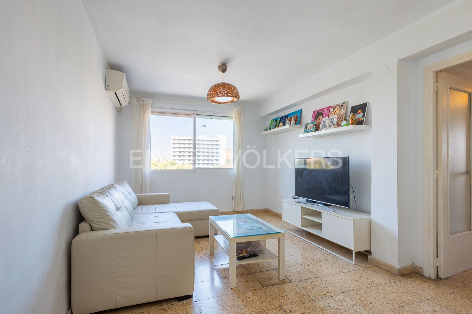 Sala d'estar de Apartament en venda en  Valencia Capital amb Aire condicionat i Calefacció