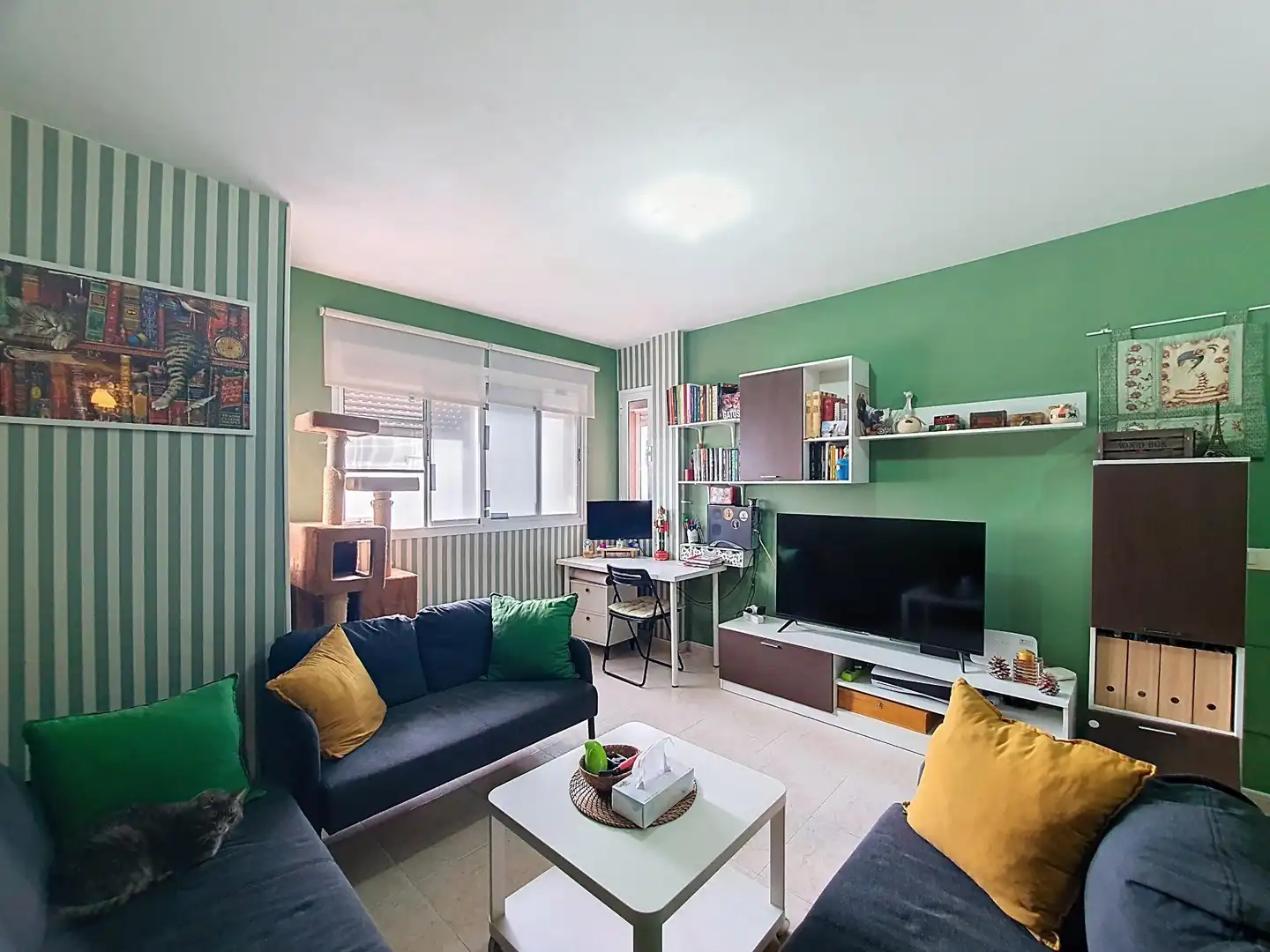 Sala de estar de Piso en venta en Las Palmas de Gran Canaria