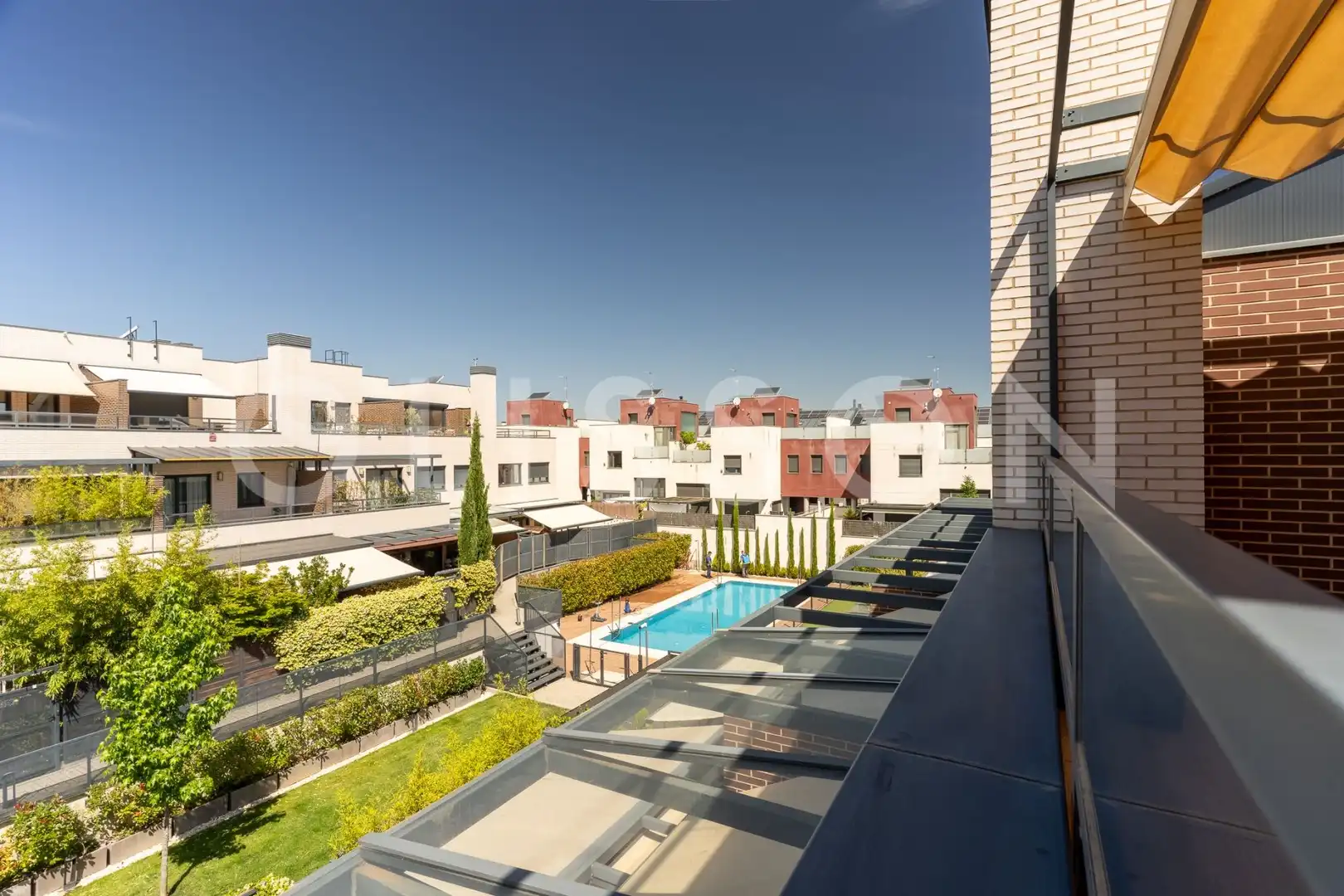 Terrace of Detached homes for sale in Madrid  with Air Conditioner, Heating and Private garden