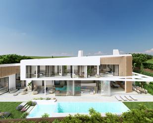 Exterior view of House or chalet for sale in  Madrid Capital  with Air Conditioner, Terrace and Swimming Pool