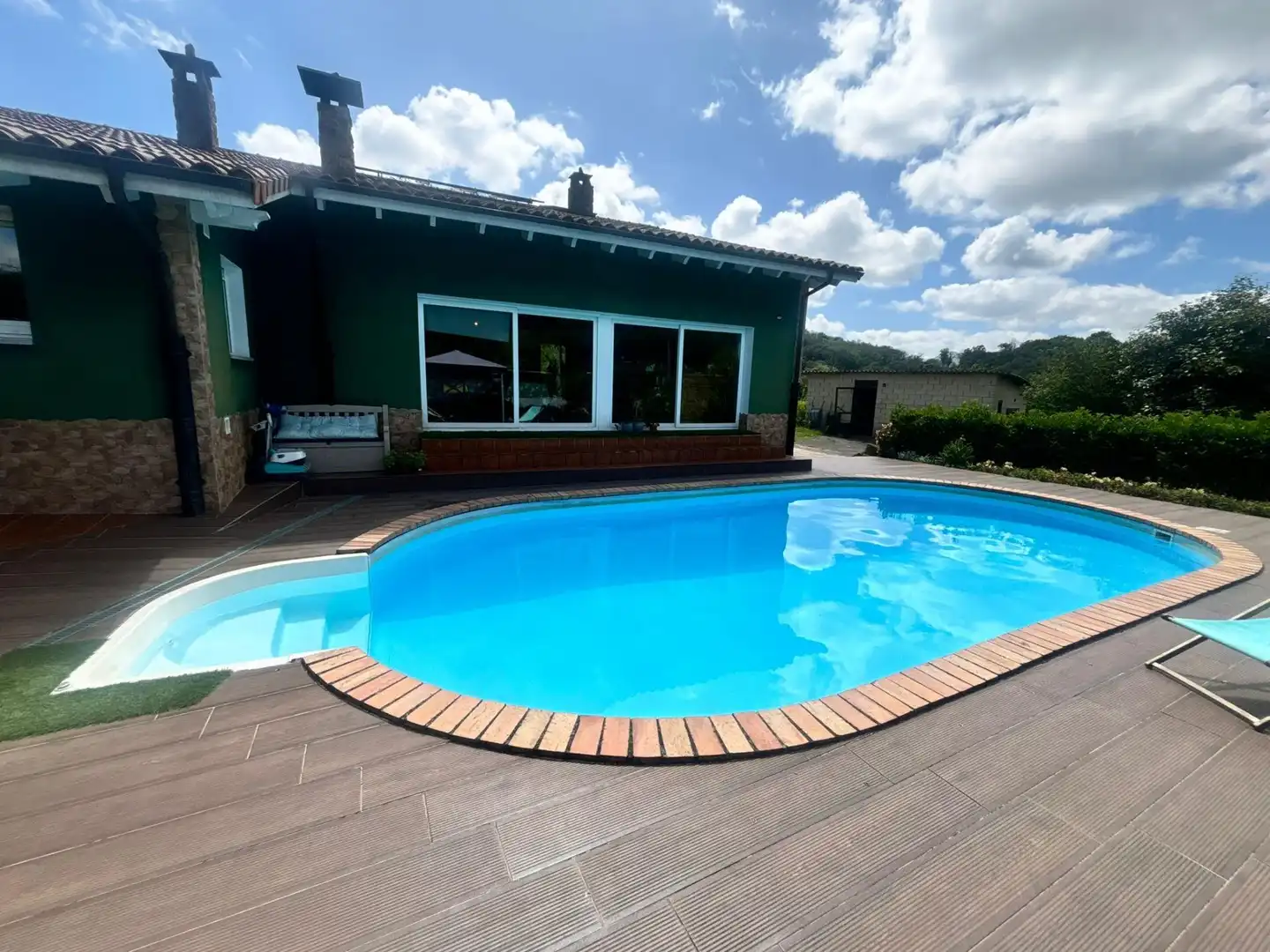 Swimming pool of Houses for sale in Langreo  with Heating, Private garden and Terrace