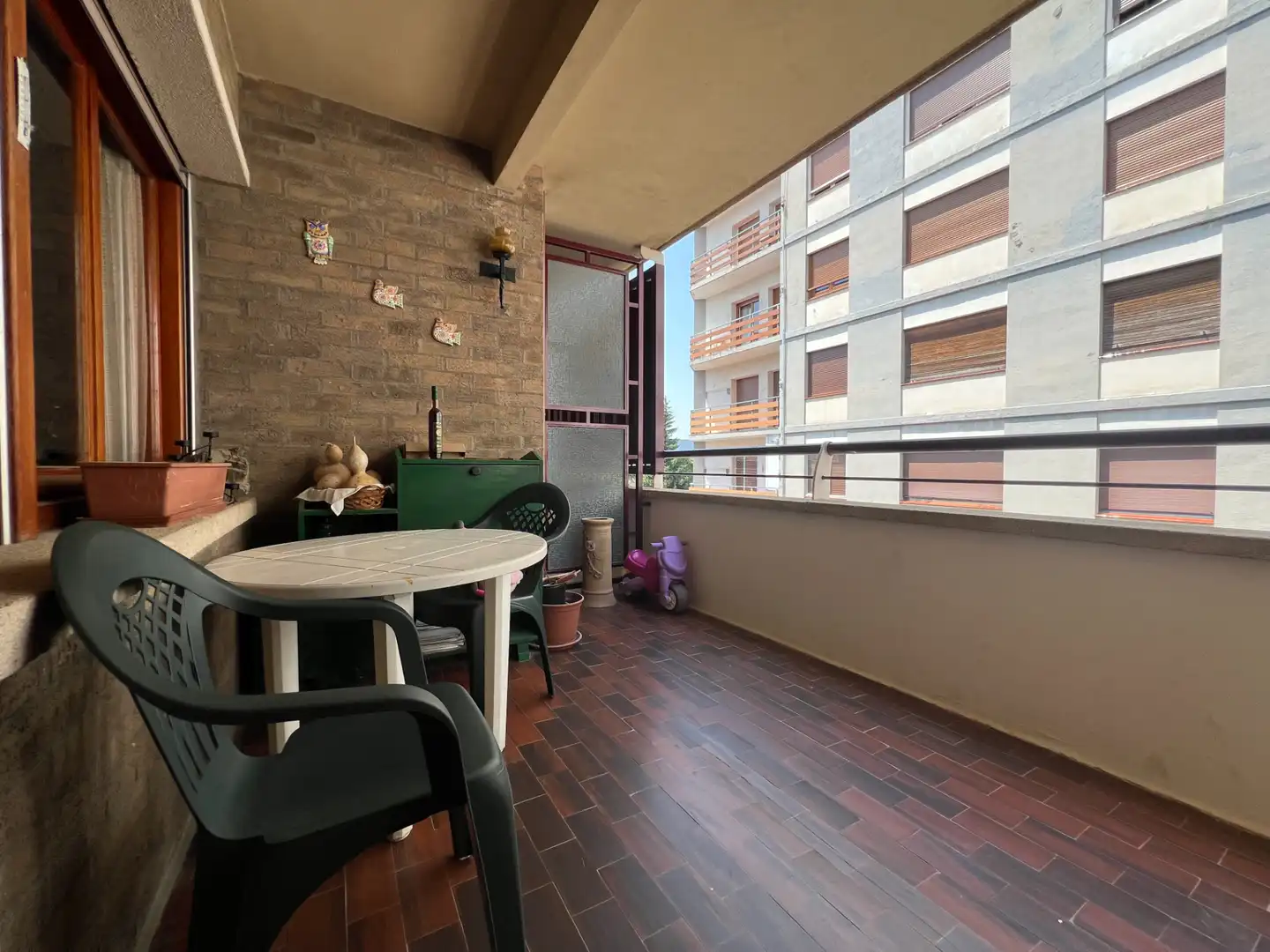 Terrasse von Wohnung zum Verkauf in Jaca mit Abstellraum und Balkon