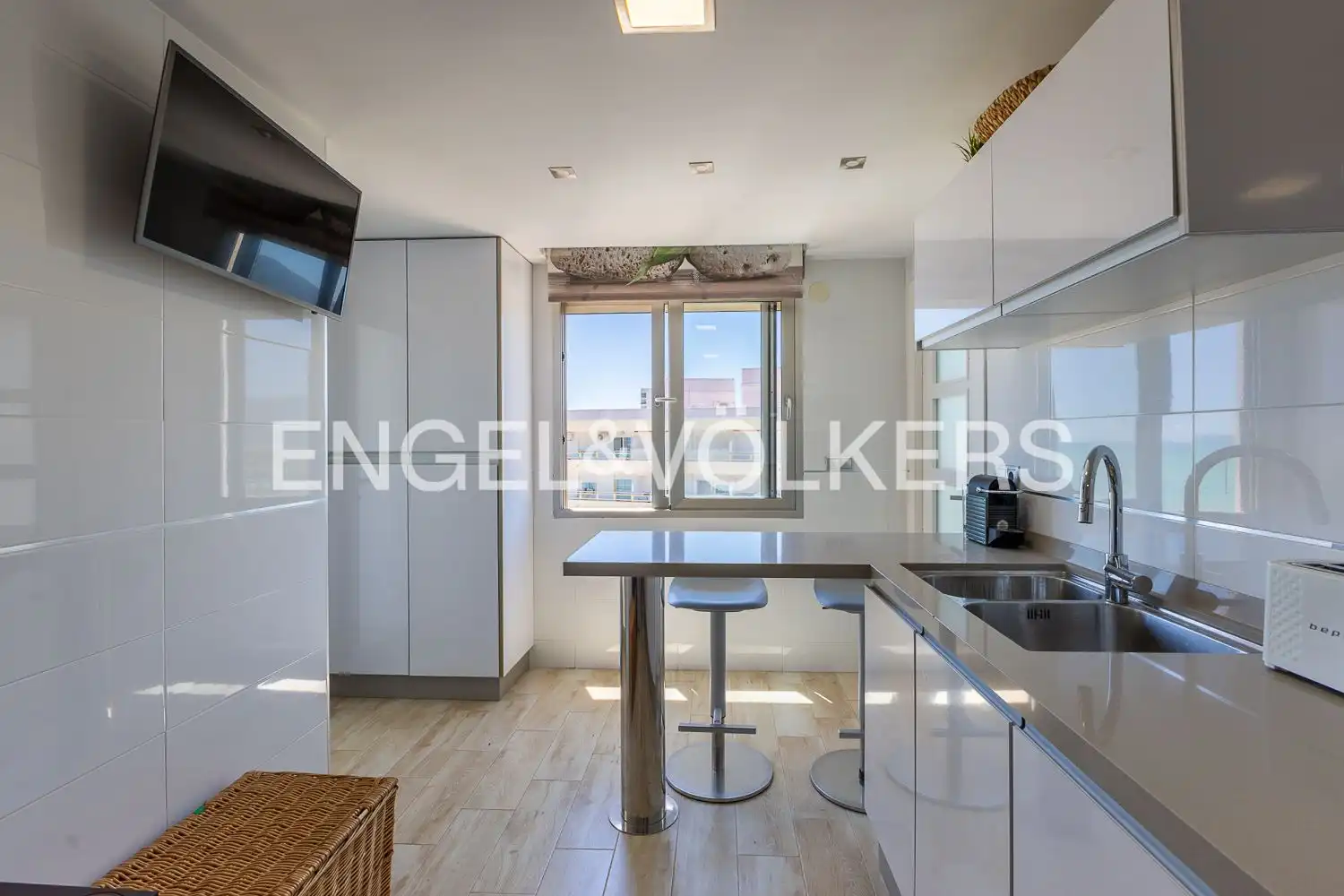 Kitchen of Flat for rent in Cullera  with Heating, Terrace and Swimming Pool