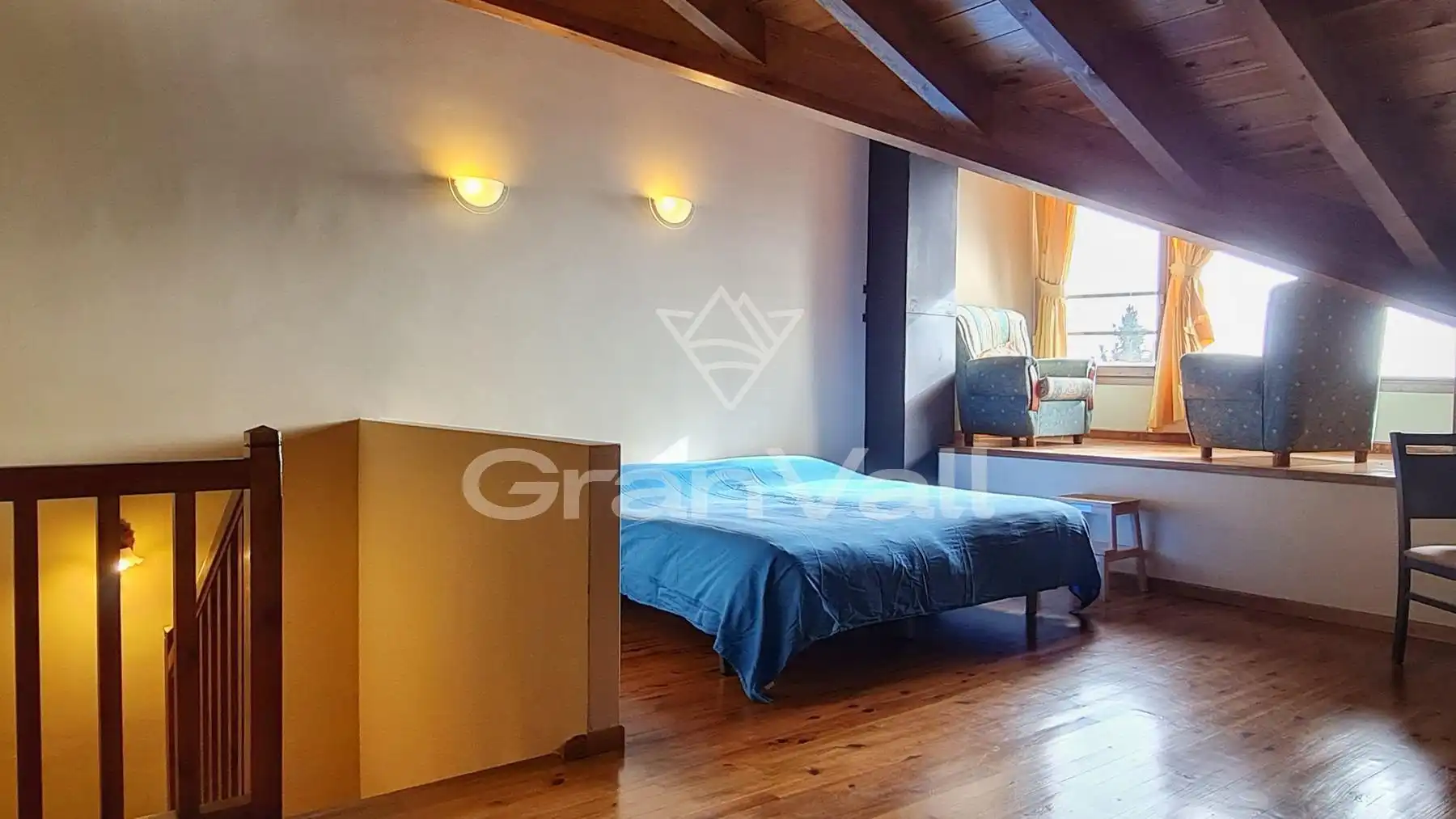 Dormitori de Casa adosada en venda en Ger amb Calefacció, Jardí privat i Terrassa