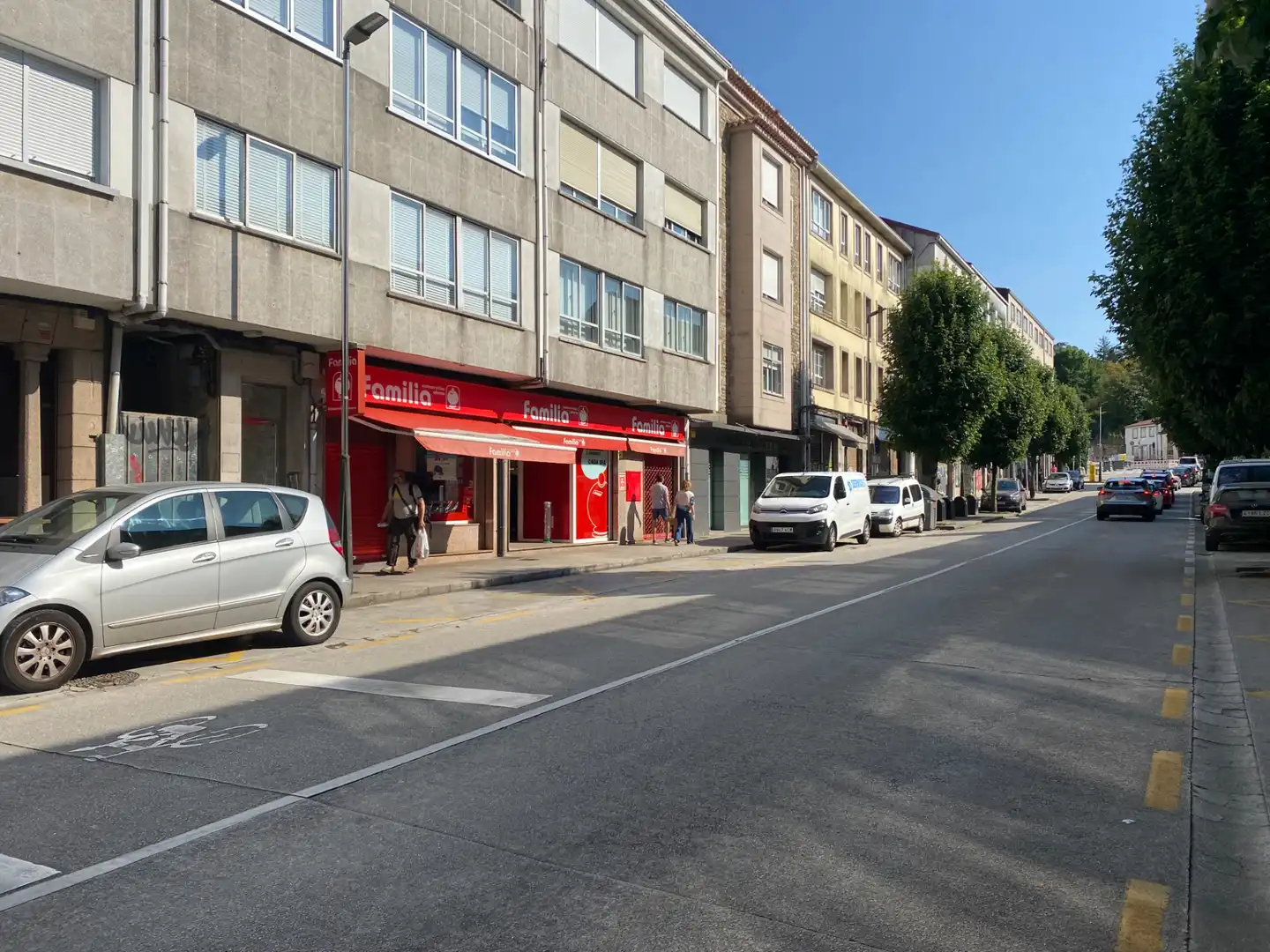 Vista exterior de Pis en venda en Santiago de Compostela  amb Calefacció i Moblat