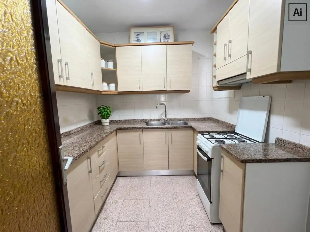 Kitchen of Flat for sale in Sant Pere de Ribes  with Oven