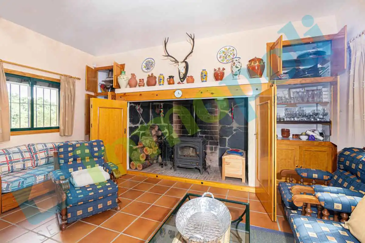 Wohnzimmer von Haus oder Chalet zum Verkauf in Badajoz mit Klimaanlage und Abstellraum