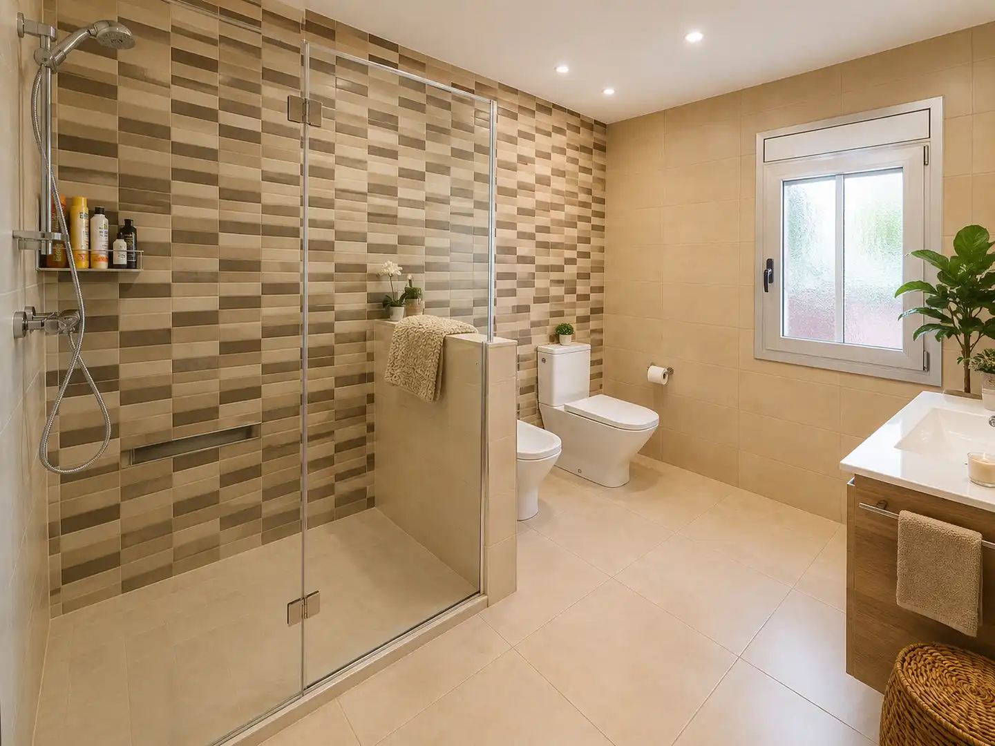 Bathroom of Houses for sale in Lleida  with Air Conditioner, Heating and Private garden
