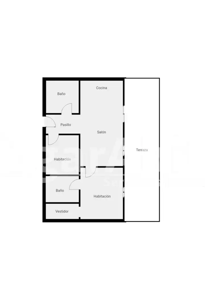 Piso en venta en Oliva con Aire acondicionado, Calefacción y Terraza