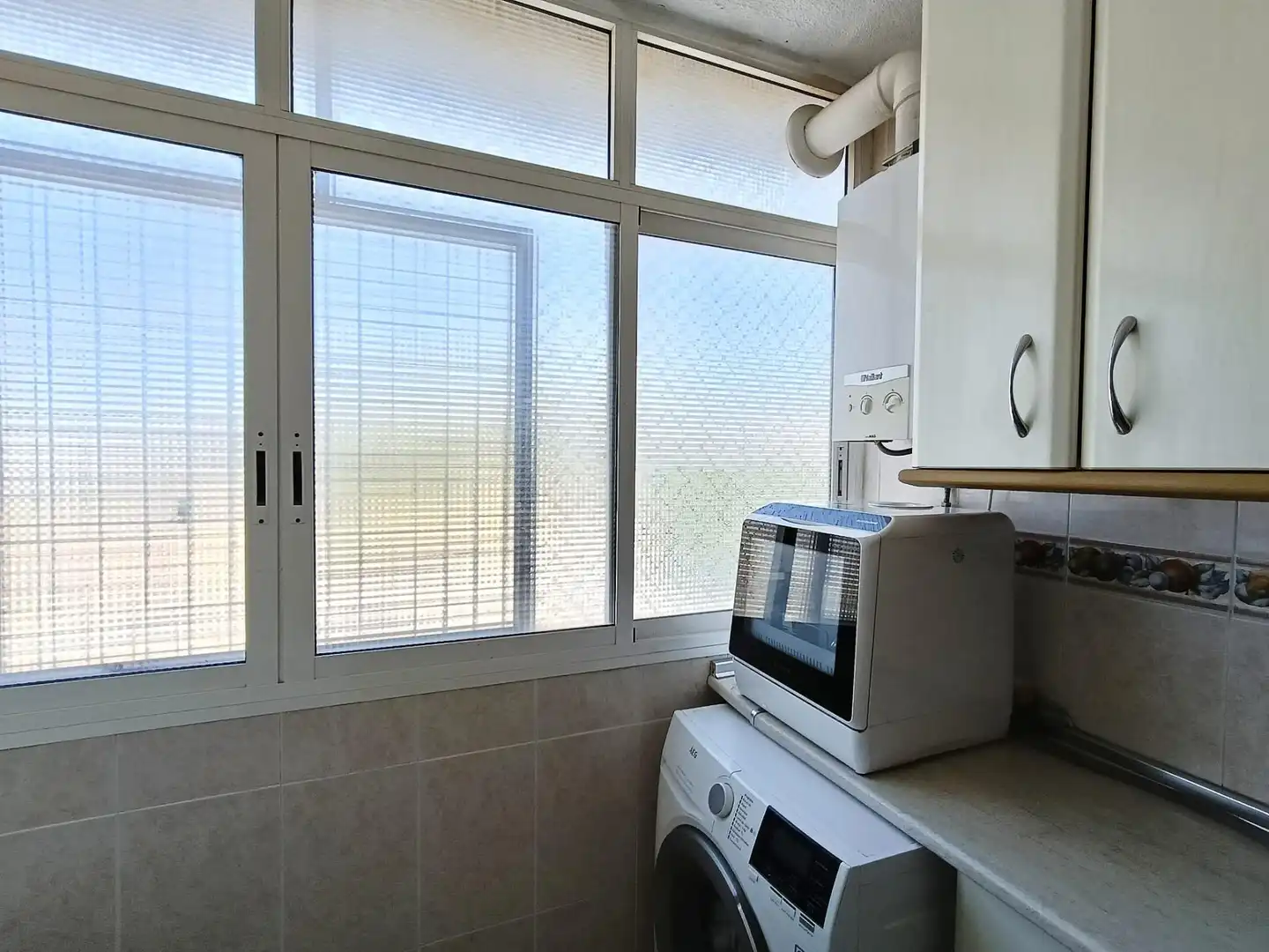 Balcony of Flat for sale in Alicante / Alacant  with Air Conditioner, Terrace and Furnished